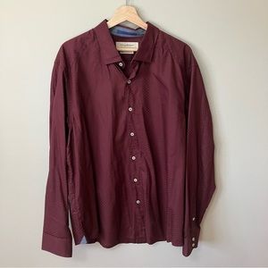 Tommy Bahama Maroon Button Down XL